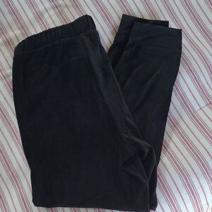 BCBGMaxAzria Black Ribbed Pants